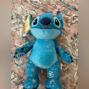 Build a Bear Gold Snowflake Stitch Plush